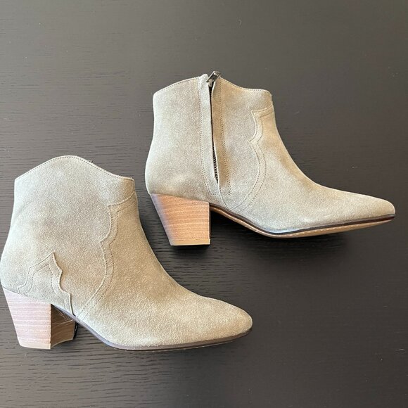 Isabel Marant Dicker suede ankle boots, taupe, 37, excellent condition, unworn - Picture 1 of 6